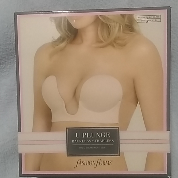 U PLUNGE bra A cup 32-38 fashion forms nude - Picture 5 of 7
